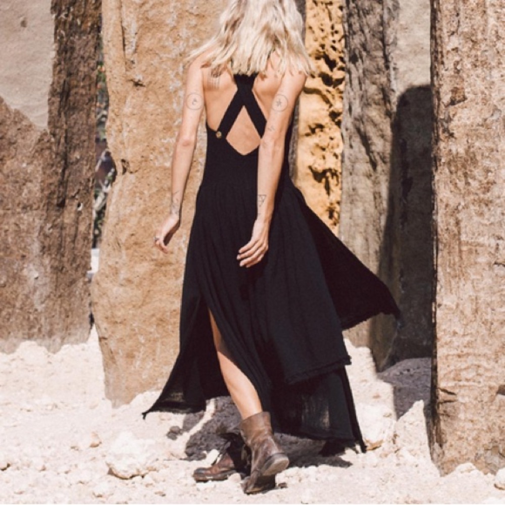 NWT Aya Sacred Wear Raw Cotton Dress Size Medium